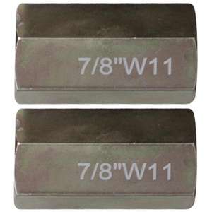 KS TOOLS - 460.1781 Jeu d'adaptateurs filetés 7/8 "x11G (2 pcs) - EAN 4042146654385 HEAVY VEHICLES - Product Image 1