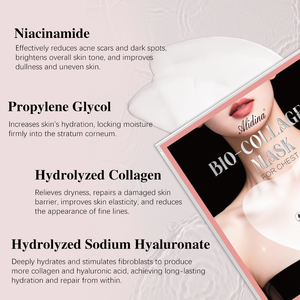 R OEM/ODM Bio-Colágeno Mascarilla para la noche Colágeno en el <span class=keywords><strong>pecho</strong></span> Mascarilla <span class=keywords><strong>de</strong></span> gelatina Reafirmante Antiarrugas Hidratación profunda Mascarilla coreana para el cuidado <span class=keywords><strong>de</strong></span> la piel - Product Image 3