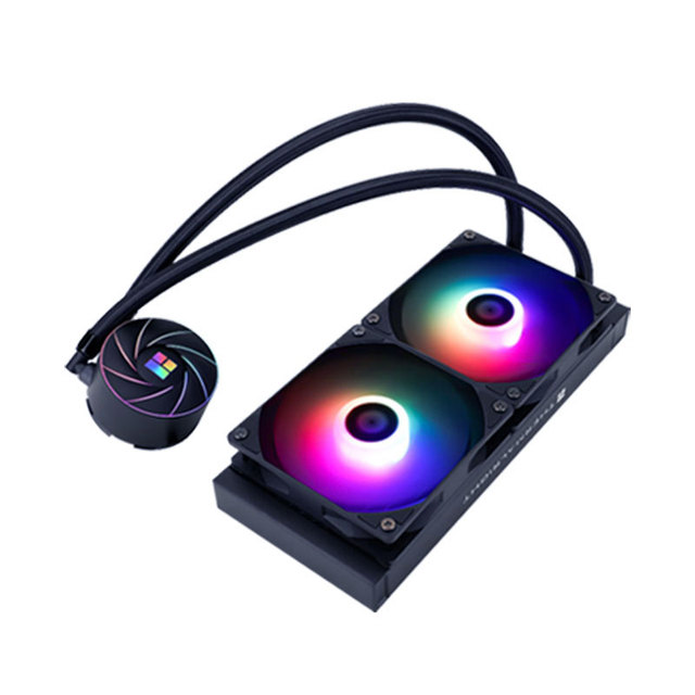Thermalright ELITE BOX LGA1700/1200 AM4/AM3+ Sockets Liquid CPU Cooler 3W ARGB LED 2pcs Radiator Computer Case RGB 4pin Color