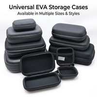 Étui de rangement universel en EVA rigide, plusieurs tailles et styles, étanche, antichoc, portable, organisateur à fermeture éclair, OEM, personnalisé, vente en gros