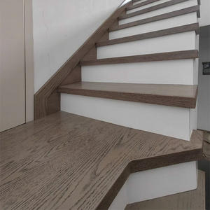 Premium kwaliteit op maat gemaakte minimalistische traptraptreden met neusprofiel en hoogteverhoging, diverse houten soorten. - Product Image 5