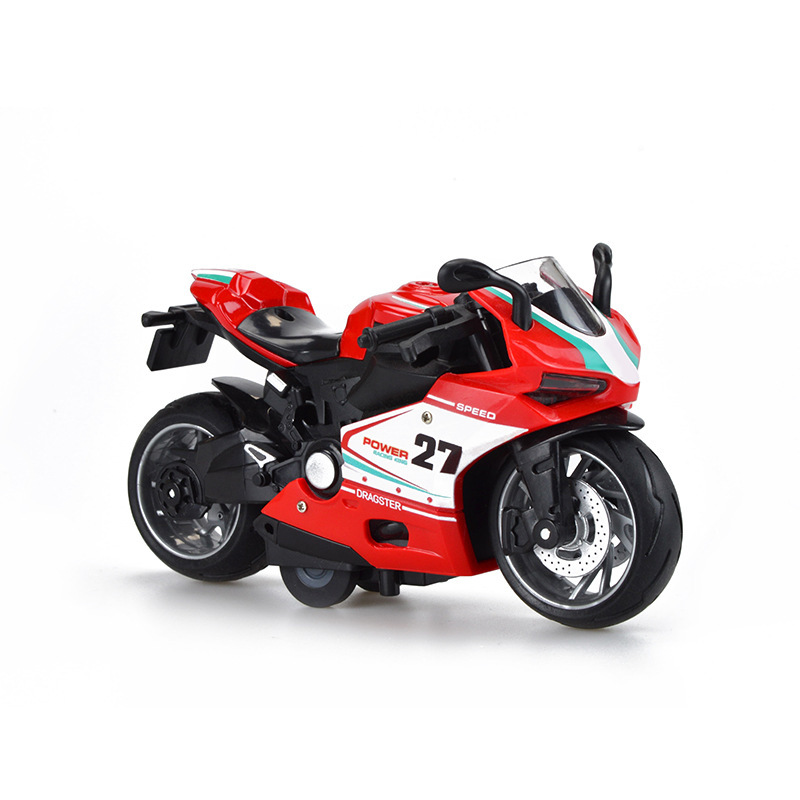 DUCATI en alliage rouge [édition Pull Back]