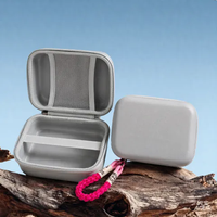 Nouvelle pochette de rangement carrée en EVA avec fermeture éclair OEM pour salon, mini batterie externe