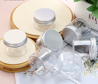 Pot en plastique PET de 50 g, conteneur d'échantillon cosmétique, emballage rechargeable pour soins de la peau, conteneur d'échantillon cosmétique