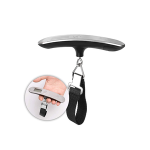 스테인레스 스틸 디지털 교수형 수하물 스케일 50kg 110lb LCD 디스플레이가있는 전자 여행 계량 스케일 - Product Image 2