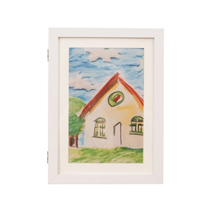 Cadre <span class=keywords><strong>photo</strong></span> en bois MDF à ouverture latérale pour œuvres d'art d'enfants, format A4 8x10, personnalisable avec logo, pour stockage <span class=keywords><strong>de</strong></span> photos, vente en gros, OEM - Product Image 1