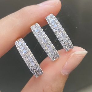 Bague de mariage pour couple Xinfly personnalisée avec diamants naturels de 0,5 ct, or blanc véritable 18 carats - Product Image 4