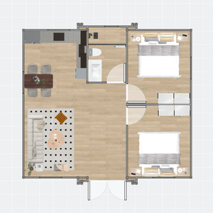 Casa Prefabricada Plegable con Gran <span class=keywords><strong>Campo</strong></span> de Visión Panorámico, Certificación CE, Transportable - Product Image 2