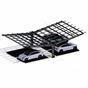 Zhongxuan Structural Steel Solar Carport Mounting System for Commercial Buildings Integrated Solar CE Certified 10-Year - Product Image 3