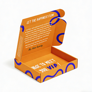 Boîtes d'expédition pliables personnalisées, boîtes à courrier en carton ondulé, emballage cadeau pour les petites entreprises - Product Image 4