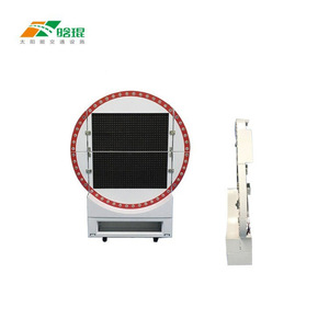 Pantalla LED Portátil para Tráfico, IP65, Marco de Aluminio, Recargable, Señal de Advertencia para Construcción con Soporte de Pie - Product Image 4