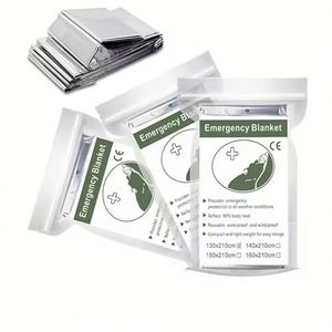 Manta de Emergencia de Aluminio para Supervivencia en la Naturaleza, Venta al Por Mayor de Fábrica, con Logotipo Personalizado - Product Image 1