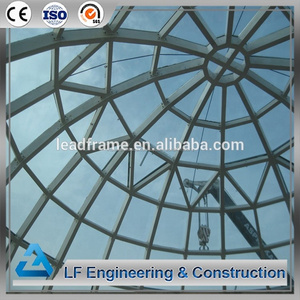 Diseño práctico prefabricada de acero Truss Roofing vidrio cúpula de la mezquita de la construcción - Product Image 4