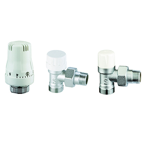 Kit valvola termostatica quadrata Eco 1/2 pollice per sistemi di riscaldamento - Product Image 1