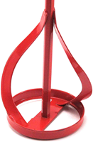 Mélangeur de peinture à tige ronde en acier, tige d'agitation pour perceuse électrique, accessoire pour outil électrique pour mélanger revêtements, enduit et mortier