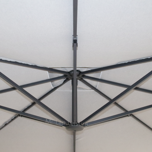 10ft Square Big Shelter <strong>Tilt</strong> Mechanism Cantilever <strong>Garden</strong> <strong>Parasols</strong> Commercial Hanging Patio Umbrellas Outdoor Furniture Modern - Product Image 3