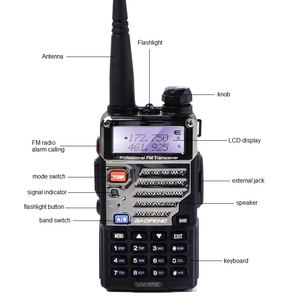 Radio Baofeng Original Personalizada UV-5RE UV5RE CB FM con Certificación CE FCC, 5W, 128 Canales, VHF UHF, Walkie Talkie <span class=keywords><strong>de</strong></span> Doble Banda para <span class=keywords><strong>Caza</strong></span> - Product Image 4