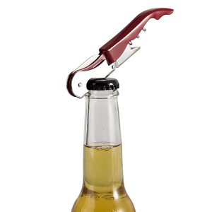 Tire-bouchon multifonction avec logo personnalisé, ouvre-bouteille à vin en acier inoxydable, ouvre-bouteille à vin professionnel, ouvre-bouteille à bière pour la cuisine - Product Image 3