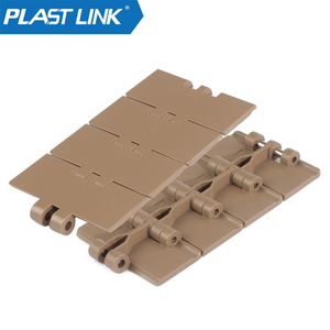 PLASTLINK <span class=keywords><strong>PL</strong></span> 820 POM Tablet Dynamische Leichtgewicht-Transportkette mit Einzelgelenk und Gerader Schieferplatte - Product Image 4