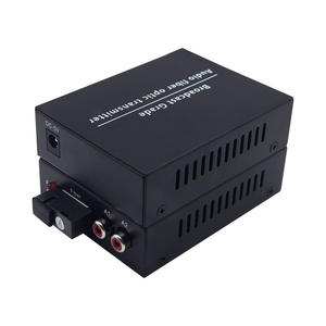 Kit émetteur-récepteur <span class=keywords><strong>convertisseur</strong></span> audio RCA 1-16 canaux vers fibre optique sur fibre monomode jusqu'à 20km - Product Image 4