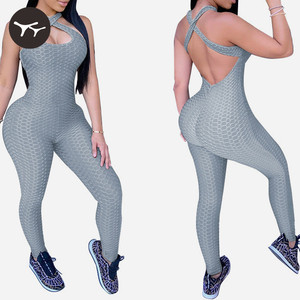 Bộ Đồ Tập Yoga Một Mảnh, Bộ Đồ Liền Thân, Áo Liền Quần Ôm Sát Không Tay Gợi Cảm Lưng Trần - Product Image 5