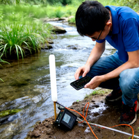 Détecteur d'eau souterraine numérique portable, capteur d'eau à 100 mètres de profondeur, localisateur précis d'eau de puits pour la maison, le jardin et l'exploitation agricole