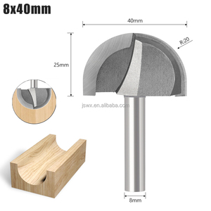 Ventes d'usine 1/2 tige <span class=keywords><strong>demi</strong></span>-ronde CNC <span class=keywords><strong>fraise</strong></span> outils de travail du bois carbure fond <span class=keywords><strong>rond</strong></span> coupe <span class=keywords><strong>fraise</strong></span> - Product Image 2