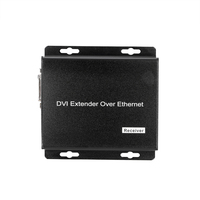 Extensor DVI de alta calidad con extensor KVM RX TX 200M DVI sobre extensor Ethernet Cat5e Cat6