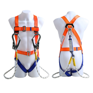 Imbracatura di sicurezza per tutto il corpo di alta qualità per il <span class=keywords><strong>lavoro</strong></span> in altezza mano-<span class=keywords><strong>potenza</strong></span> caduta arresto protezione OEM personalizzabile - Product Image 1