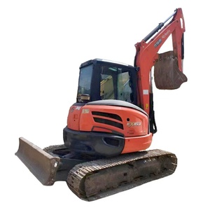 Mini-excavatrice sur chenilles hydraulique KX163 d'occasion, 6 tonnes, moteur d'origine japonaise 2025, faible nombre d'heures, conception compacte, pour rapport. - Product Image 1
