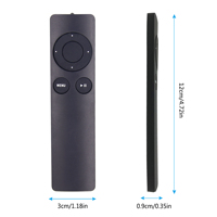 Mando a distancia para Apple TV MC377LL/A 1/2/3/4, A1294 A1218/MA711 A1378/MC572 A1427/MD199 A1625/MGY52/MLNC2 A1842/MQD22/MP7P2