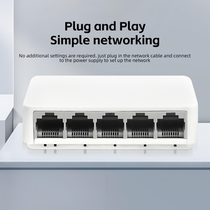 Switch Ethernet Rápido Tshield ZX-F1005S <span class=keywords><strong>de</strong></span> 5 Puertos, 10/100Mbps 1Gbps, Plástico, <span class=keywords><strong>de</strong></span> Escritorio, Sin Administración, Plug and Play, para Hogar y Oficina, en Stock - Product Image 3