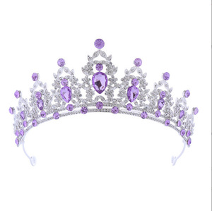 Corona <span class=keywords><strong>de</strong></span> Reina y Tiaras <span class=keywords><strong>de</strong></span> Princesa para Mujer, Diademas <span class=keywords><strong>de</strong></span> Cristal para Novia, Princesa para Boda y Fiesta - Product Image 5