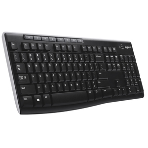 Personalización Logitech K270 2,4 GHz Teclado inalámbrico a prueba de derrames Ull-Size 8 teclas multimedia - Product Image 5