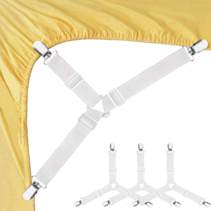 4 Uds. Correas para soporte de <span class=keywords><strong>sábanas</strong></span>, <span class=keywords><strong>sábanas</strong></span> elásticas, soportes para <span class=keywords><strong>sábanas</strong></span>, sujetadores <span class=keywords><strong>ajustables</strong></span>, pinzas para <span class=keywords><strong>sábanas</strong></span>, Clips - Product Image 6