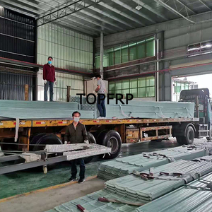 แผ่นไฟเบอร์กลาส YX840 GFRP แผ่นหลังคาลูกฟูก แผ่นหลังคา FRP - Product Image 3