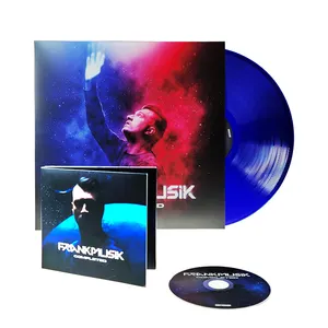 Personalizável Reciclável Vinil Music Records Rock Transparente Color Vinyl Disc Lp Records