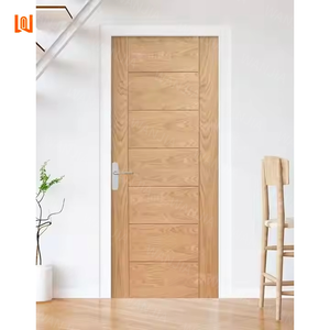 Hiện đại bằng gỗ trước cửa mạnh mẽ khung cách nhiệt năng lượng hiệu quả thời tiết kháng cửa gỗ - Product Image 2