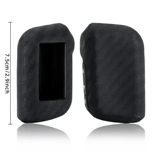 Étui à clés en silicone de haute qualité <span class=keywords><strong>pour</strong></span> Starline A93 A63, <span class=keywords><strong>version</strong></span> russe, télécommande d'alarme de voiture bidirectionnelle, housse de clé LCD - Product Image 6