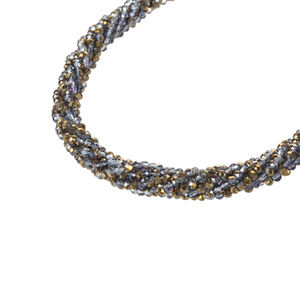 Collar Religioso Vintage WENCHI con 3 Hileras de Perlas de Agua Dulce y Cuentas de Latón Turquesa para Fiesta o Regalo - Product Image 5