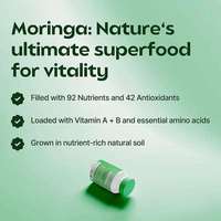Kapsul Daun Moringa Grosir OEM 60 Kapsul dengan Formula Berkualitas Tinggi dan Ringan serta Ekstrak Tumbuhan Alami