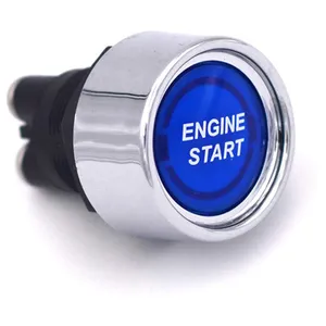 Araba evrensel motor Metal Push Button Start Stop pasif anahtarsız giriş başlatmak için gerekli hiçbir anahtar