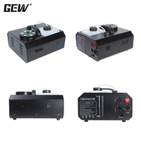 Matériel d'effets de scène GEVV, machine à fumée LED à commande à distance verticale 1500W pour fête, mariage, discothèque