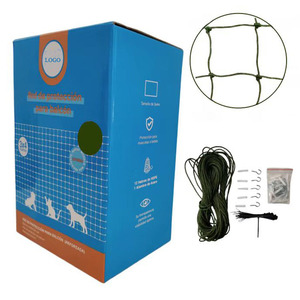 CAT NETTING <span class=keywords><strong>Filet</strong></span> de sécurité PE pour balcon <span class=keywords><strong>Filet</strong></span> monofilament en polyester pour <span class=keywords><strong>chat</strong></span> avec fil en acier inoxydable - Product Image 2