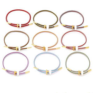 Pulsera de hilo rojo para el año del zodiaco, multicolor, tejida a mano, con forma de H, resistente a la decoloración, para mujer - Product Image 4