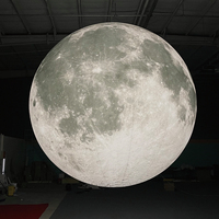 Ballon gonflable géant TianYi Tech, imprimé UV, étanche, en forme de lune ou de planète, pour publicité unique et décorations de fête, résistant aux intempéries