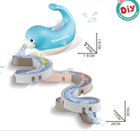 Ensemble de jouets aquatiques pour baignoire bébé MILI, équipement de salle de bain pour enfants, piste aquatique, jouets interactifs pour l'été, jeux aquatiques parent-enfant