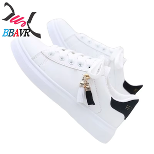 Zapatos Blancos Nuevos 2026, Estilo Deportivo, Plataforma, Ligeros, Antideslizantes, Impermeables, Casuales para Mujer - Product Image 5