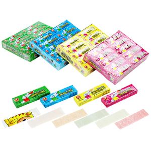 Fabricant chinois de <span class=keywords><strong>chewing</strong></span>-<span class=keywords><strong>gum</strong></span> en bâtonnets de haute qualité, personnalisé, <span class=keywords><strong>avec</strong></span> <span class=keywords><strong>tatouage</strong></span>, saveur de langue aigre - Product Image 2