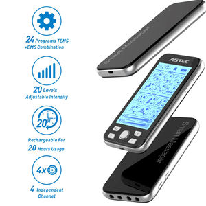 Appareil de physiothérapie filaire personnalisé 24 modes 4 canaux pour l'arthrite massage musculaire du dos soulagement de la douleur <span class=keywords><strong>unit</strong></span>é des dizaines - Product Image 2